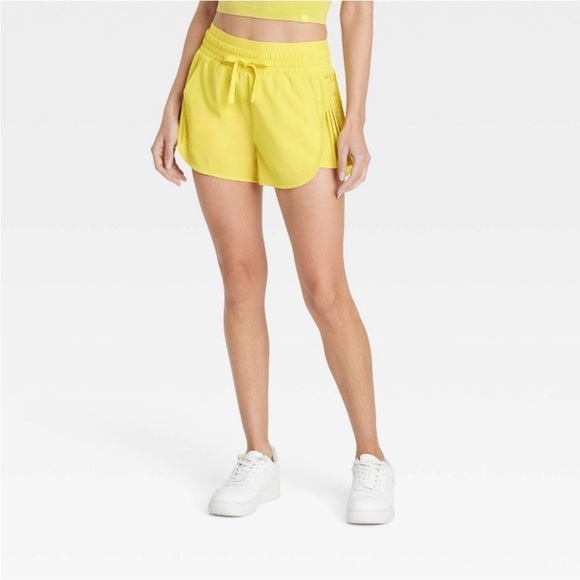 Women's High-Rise Pleated Side Shorts
2.5" - JoyLab™ Yellow new - Picture 3 of 5